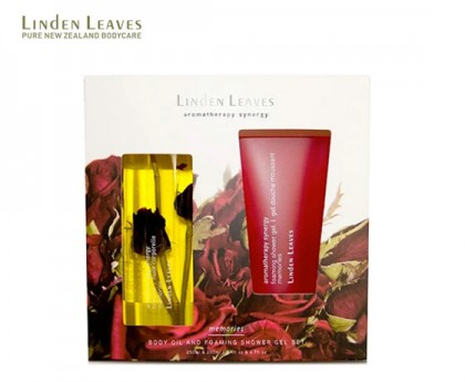 Linden Leaves 琳登丽诗 玫瑰身体油沐浴露套装 2件（身体油 250ml+沐浴露 200ml）